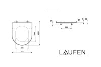 MEDIDAS ASIENTO Y TAPA INODORO KARTELL LAUFEN